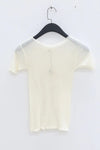 BASERANGE Cotton T-shirt France BAS-TOGE-CG-000-UNDYED